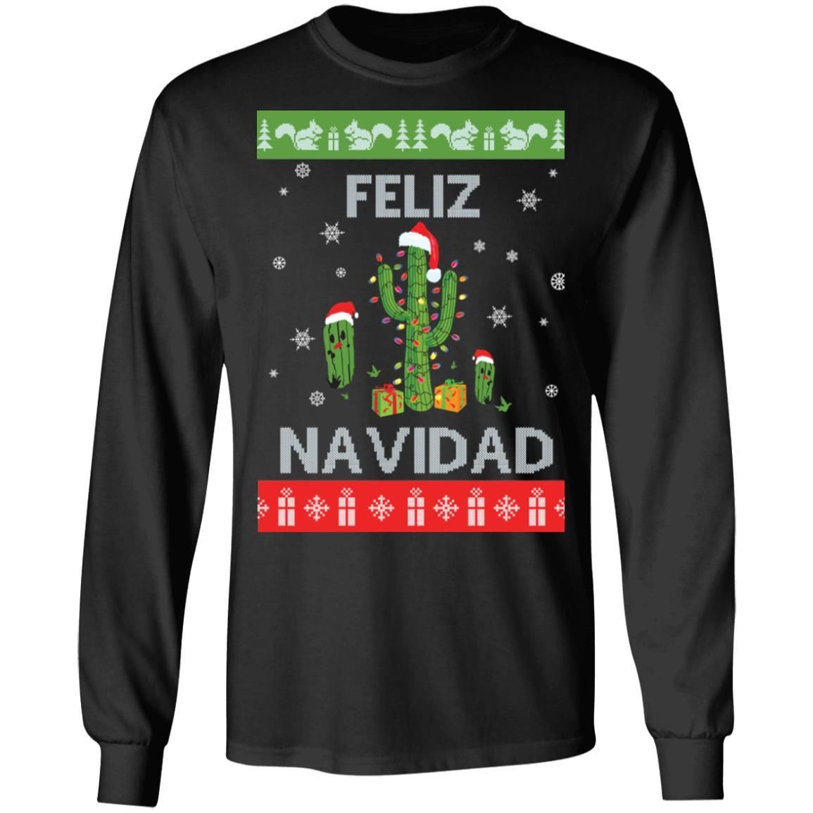 Feliz Navidad Christmas Sweatshirt Apparel Feliz Navidad Christmas Sweatshirt Apparel
