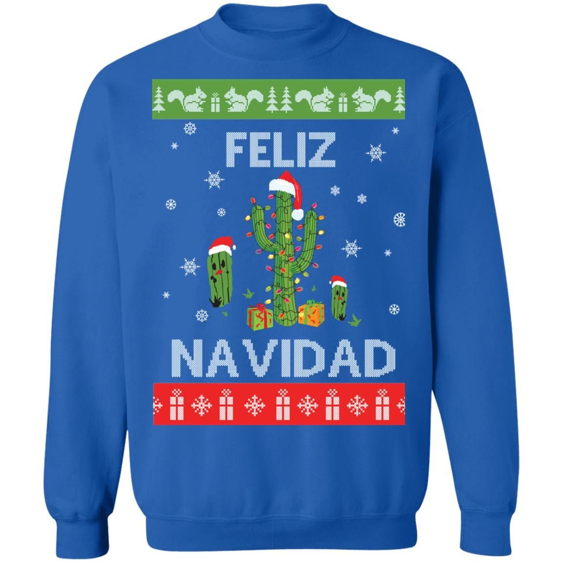 Feliz Navidad Christmas Sweatshirt Apparel Feliz Navidad Christmas Sweatshirt Apparel
