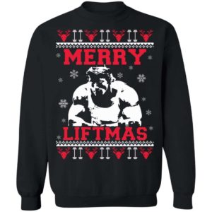 Merry Liftmas Muscle Christmas Sweater Apparel
