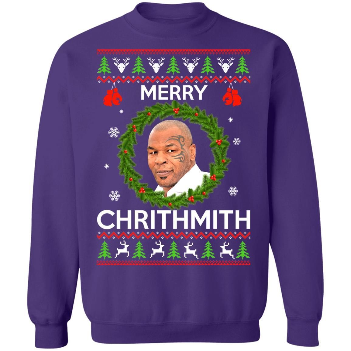 Mike Tyson Merry Chritmith Christmas Sweater Apparel Mike Tyson Merry Chritmith Christmas Sweater Apparel