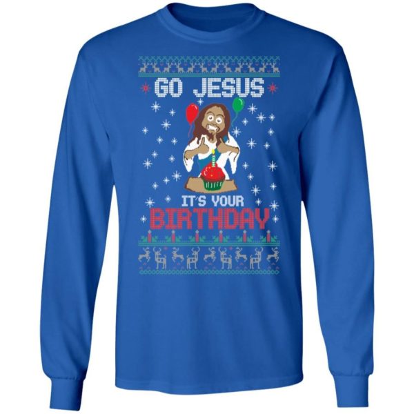 Go Jesus It’s Your Birthday Christmas Sweatshirt Apparel