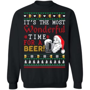 Its The Most Wonderful Time For A Beer Christmas Sweater Apparel