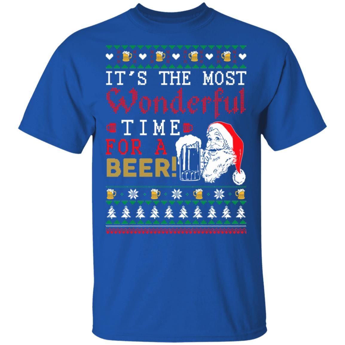 Its The Most Wonderful Time For A Beer Christmas Sweater Apparel Its The Most Wonderful Time For A Beer Christmas Sweater Apparel