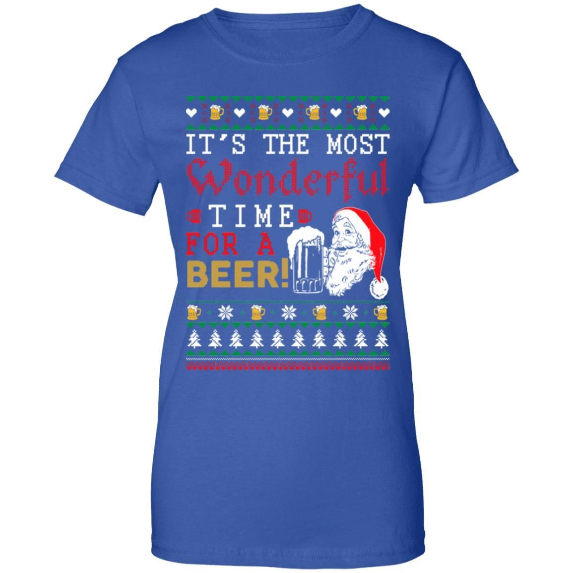Its The Most Wonderful Time For A Beer Christmas Sweater Apparel Its The Most Wonderful Time For A Beer Christmas Sweater Apparel