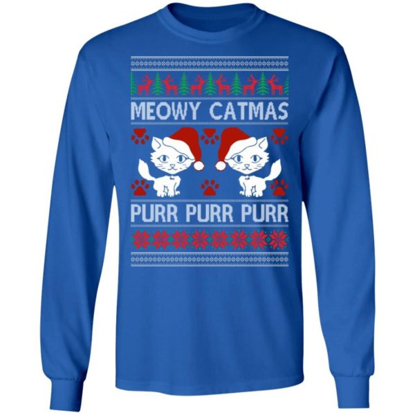 Meowy Catmast Pur Pur Pur Christmas Shirt Apparel