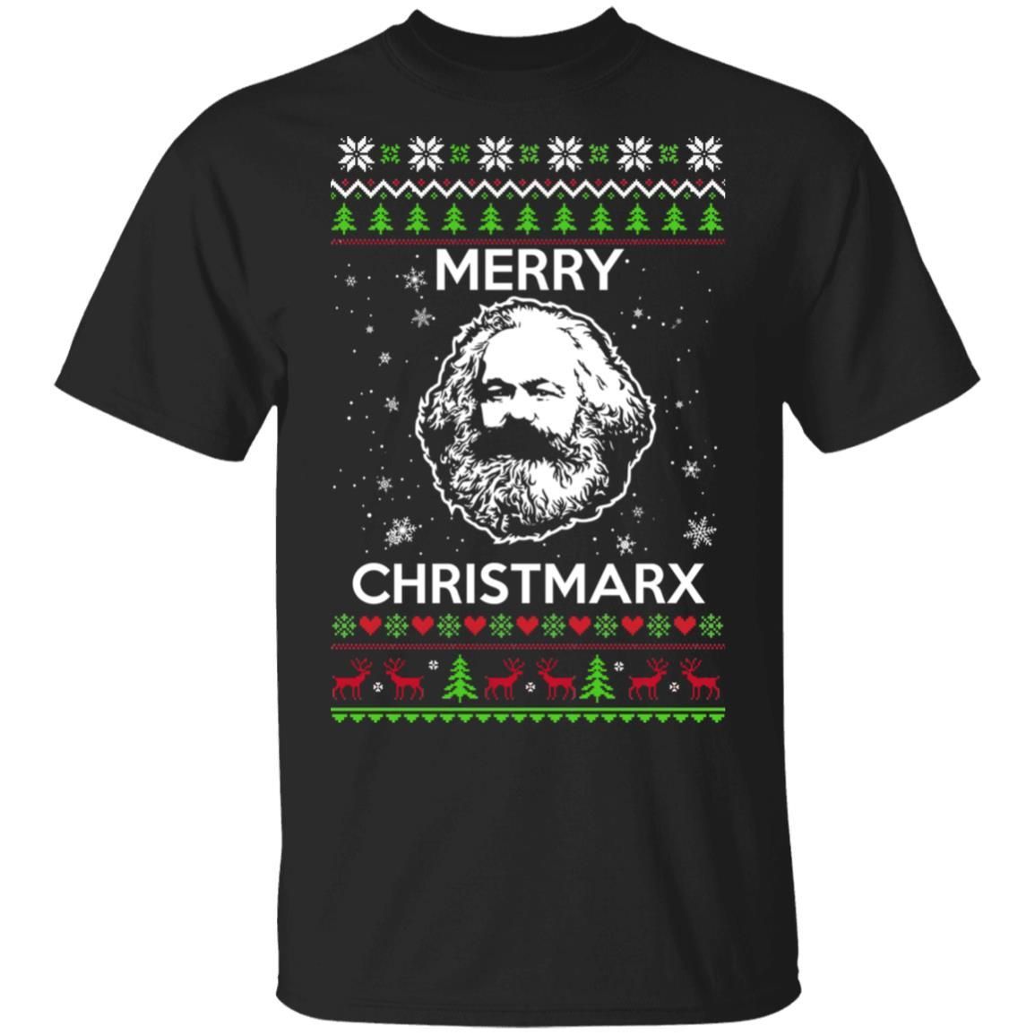 Merry Christmarx Karl Marx Christmas Sweater Apparel Merry Christmarx Karl Marx Christmas Sweater Apparel