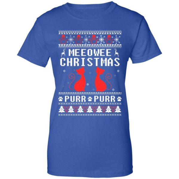 Meeowee Christmas Purr Purr Christmas Shirt Apparel