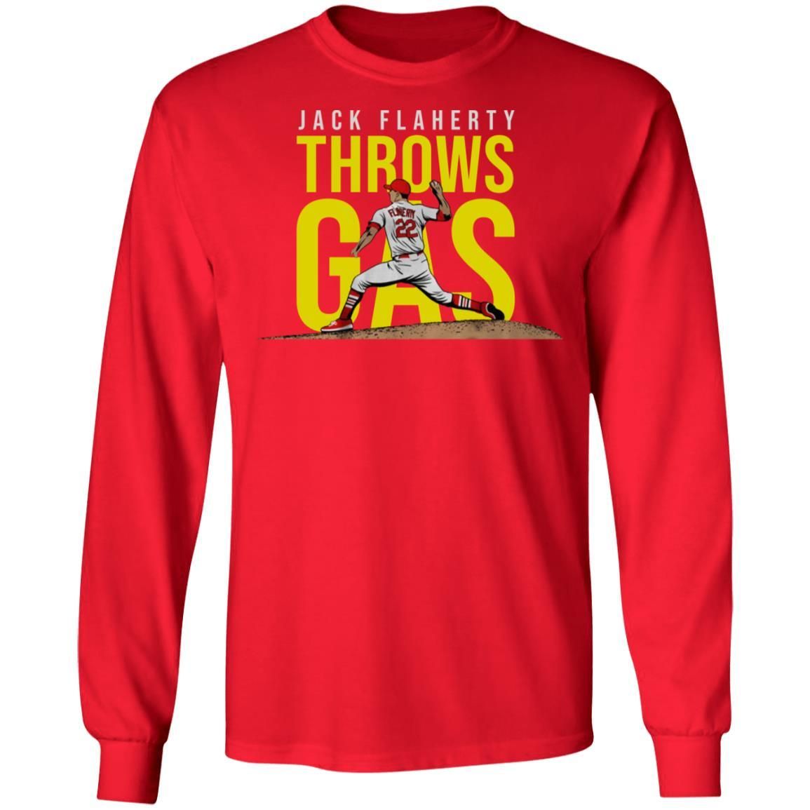 Jack Flaherty Throws Gas Shirt Apparel Jack Flaherty Throws Gas Shirt Apparel