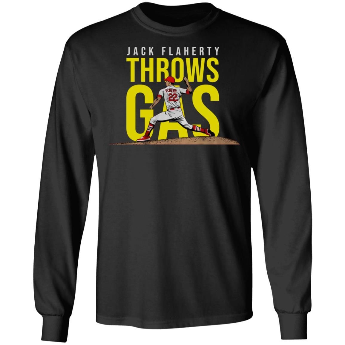 Jack Flaherty Throws Gas Shirt Apparel Jack Flaherty Throws Gas Shirt Apparel
