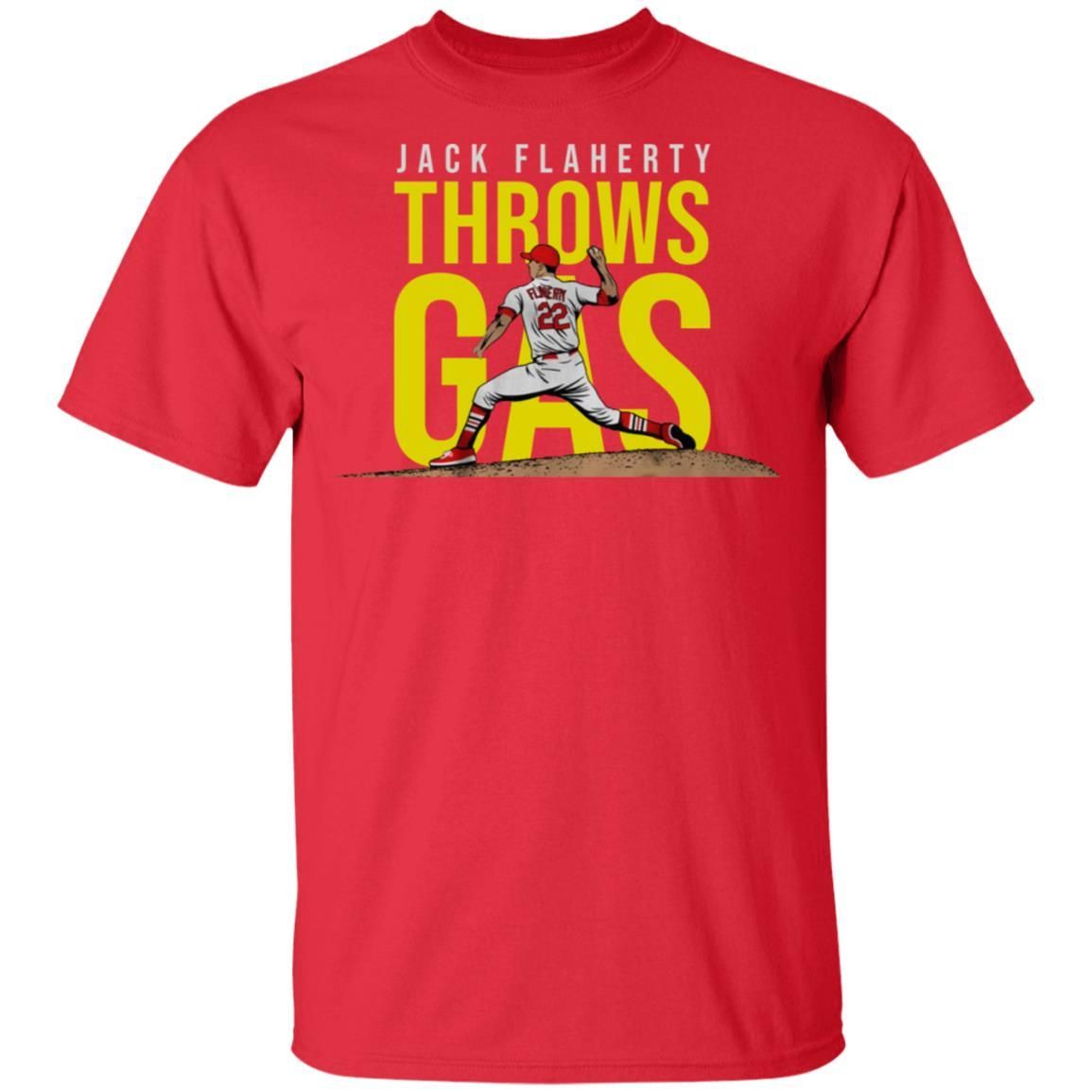 Jack Flaherty Throws Gas Shirt Apparel Jack Flaherty Throws Gas Shirt Apparel