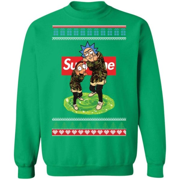 supreme christmas sweater