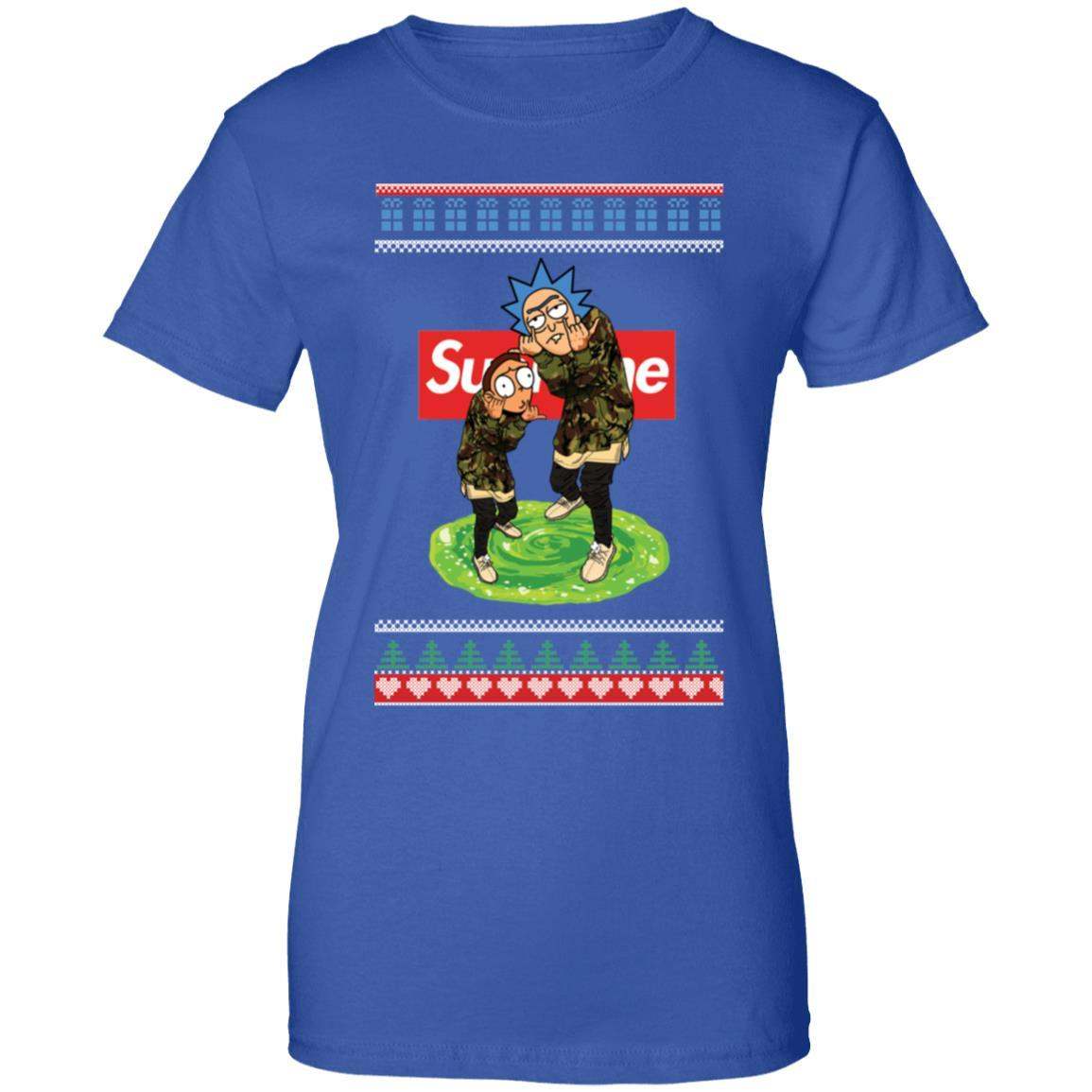 Rick and Morty Supreme Christmas Sweater Apparel Rick and Morty Supreme Christmas Sweater Apparel