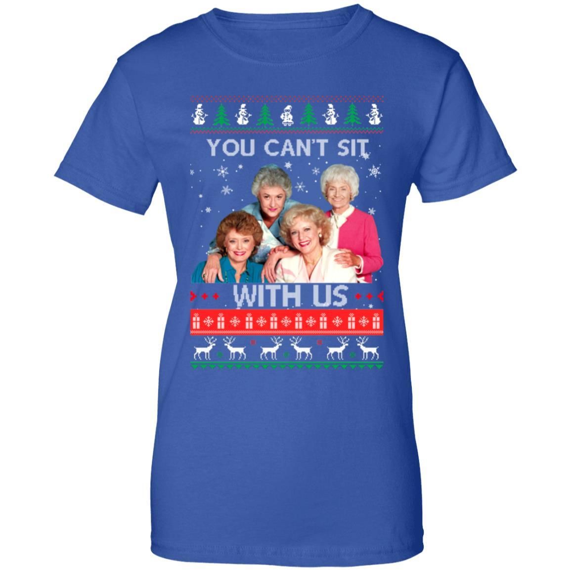 The Golden Girls You Cant Sit With Us Christmas Sweater Apparel The Golden Girls You Cant Sit With Us Christmas Sweater Apparel