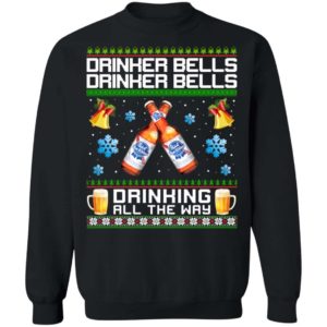 Drinker Bells Drinking All The Way Pabst Blue Ribbon Sweatshirt Apparel