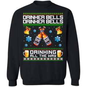 Drinker Bells Drinking All The Way Natural Ice Sweatshirt Apparel