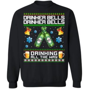 Drinker Bells Drinking All The Way Heineken Sweatshirt Apparel