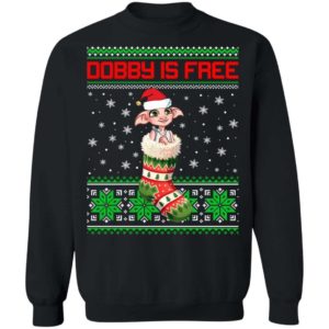 Dobby Is Free Sweatshirt Harry Potter Ugly Sweater Apparel