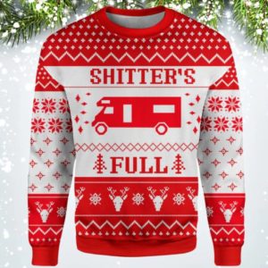 Shitter's Full 3D Printing Christmas Sweatshirt Apparel