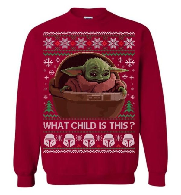 Baby Yoda Christmas Sweatshirt Apparel