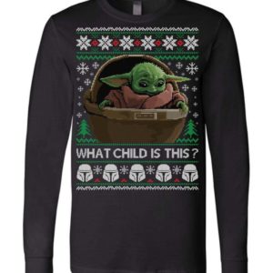 Baby Yoda Christmas Long Sleeve T Shirt Apparel