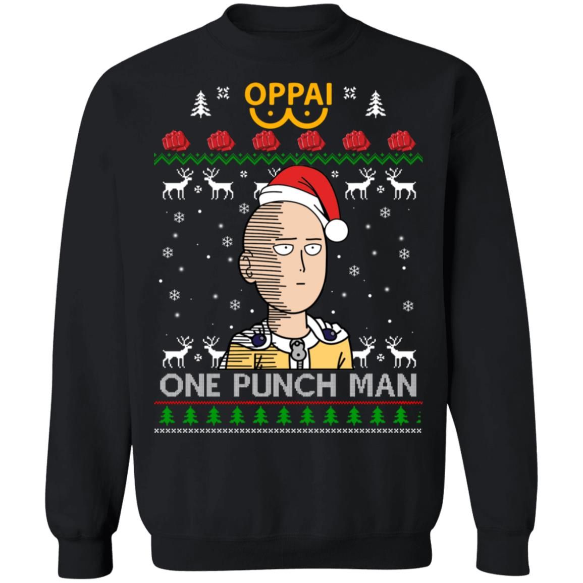 One Punch Man Ugly Christmas Apparel One Punch Man Ugly Christmas Apparel