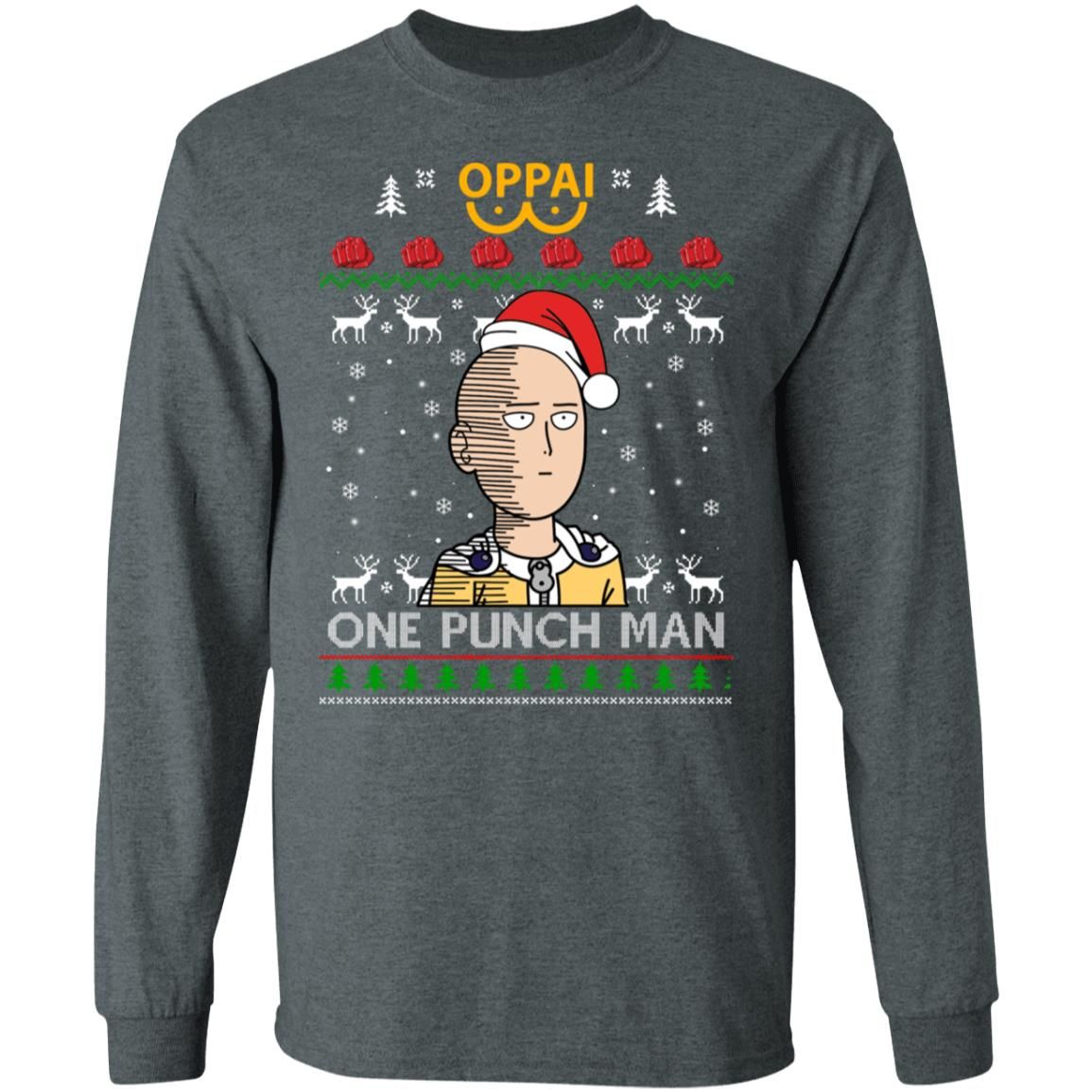 One Punch Man Ugly Christmas Apparel One Punch Man Ugly Christmas Apparel