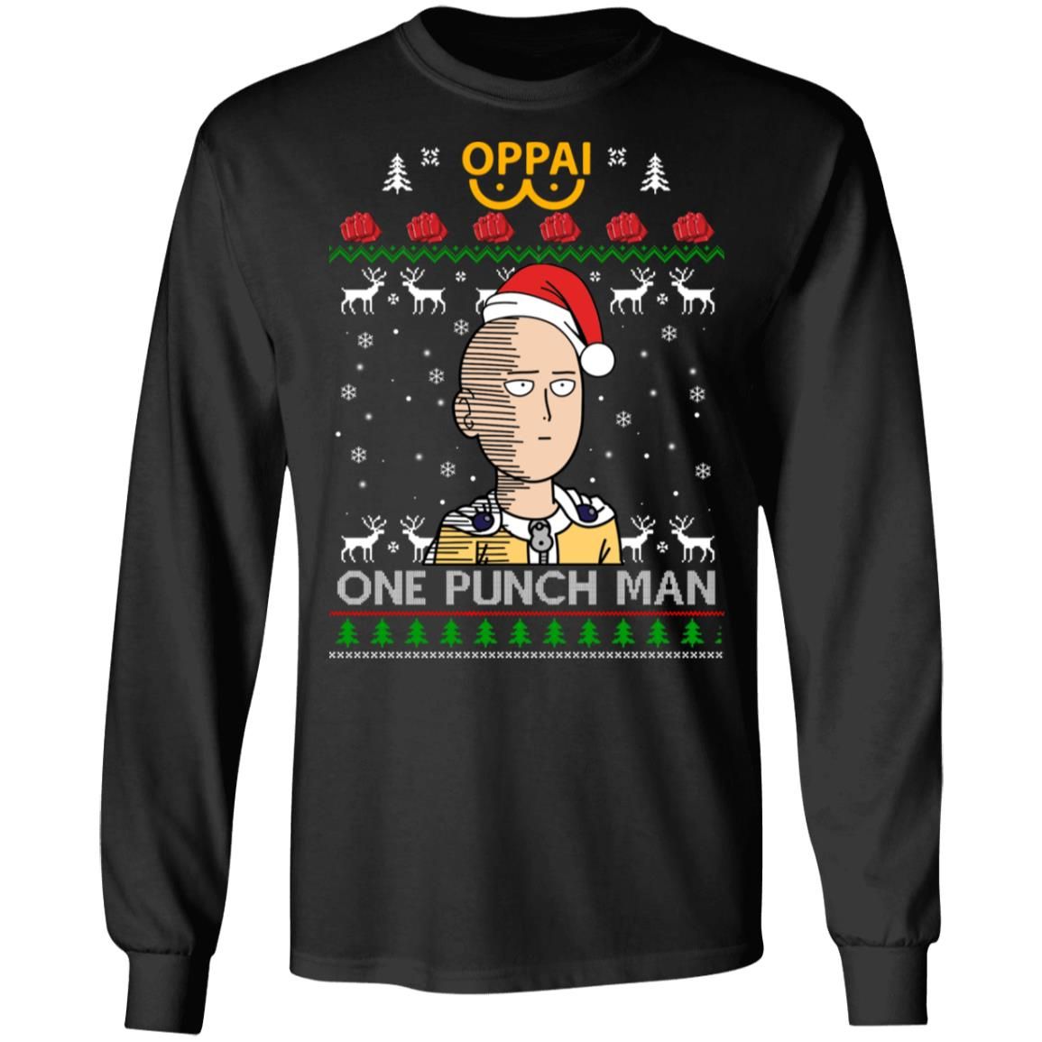 One Punch Man Ugly Christmas Apparel One Punch Man Ugly Christmas Apparel