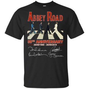 Abbey Road 50th Anniversary The Beatles Signatures 1969 2019 Christmas Sweatshirt Apparel