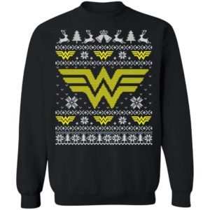 Christmas Ugly Sweater Wonder Woman Xmas Sweatshirt Apparel