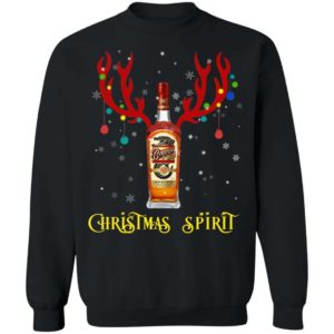 Bayou Christmas Spirit Reindeer Rum Christmas Sweatshirt Apparel