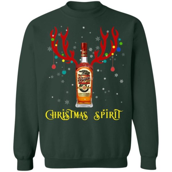 Bayou Christmas Spirit Reindeer Rum Christmas Sweatshirt Apparel