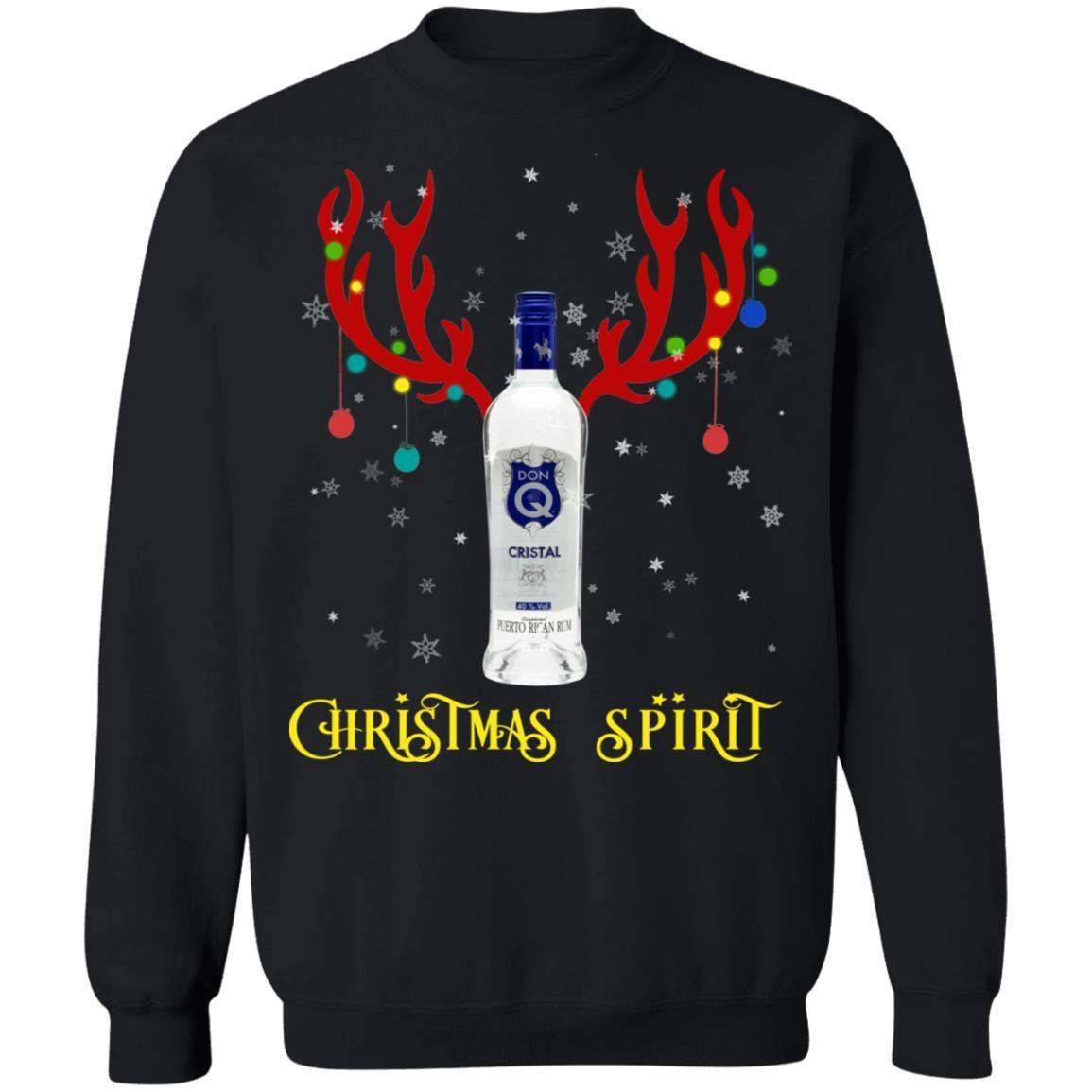 Don Q Christmas Spirit Reindeer Rum Christmas Sweater Apparel Don Q Christmas Spirit Reindeer Rum Christmas Sweater Apparel