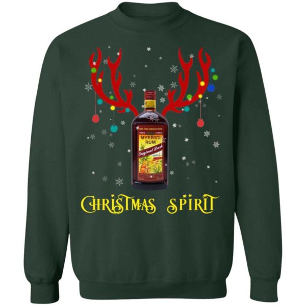 Myers's Christmas Spirit Reindeer Rum Christmas Sweatshirt Apparel