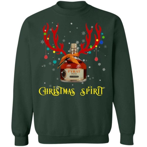 Pyrat Christmas Spirit Reindeer Rum Christmas Sweatshirt Apparel
