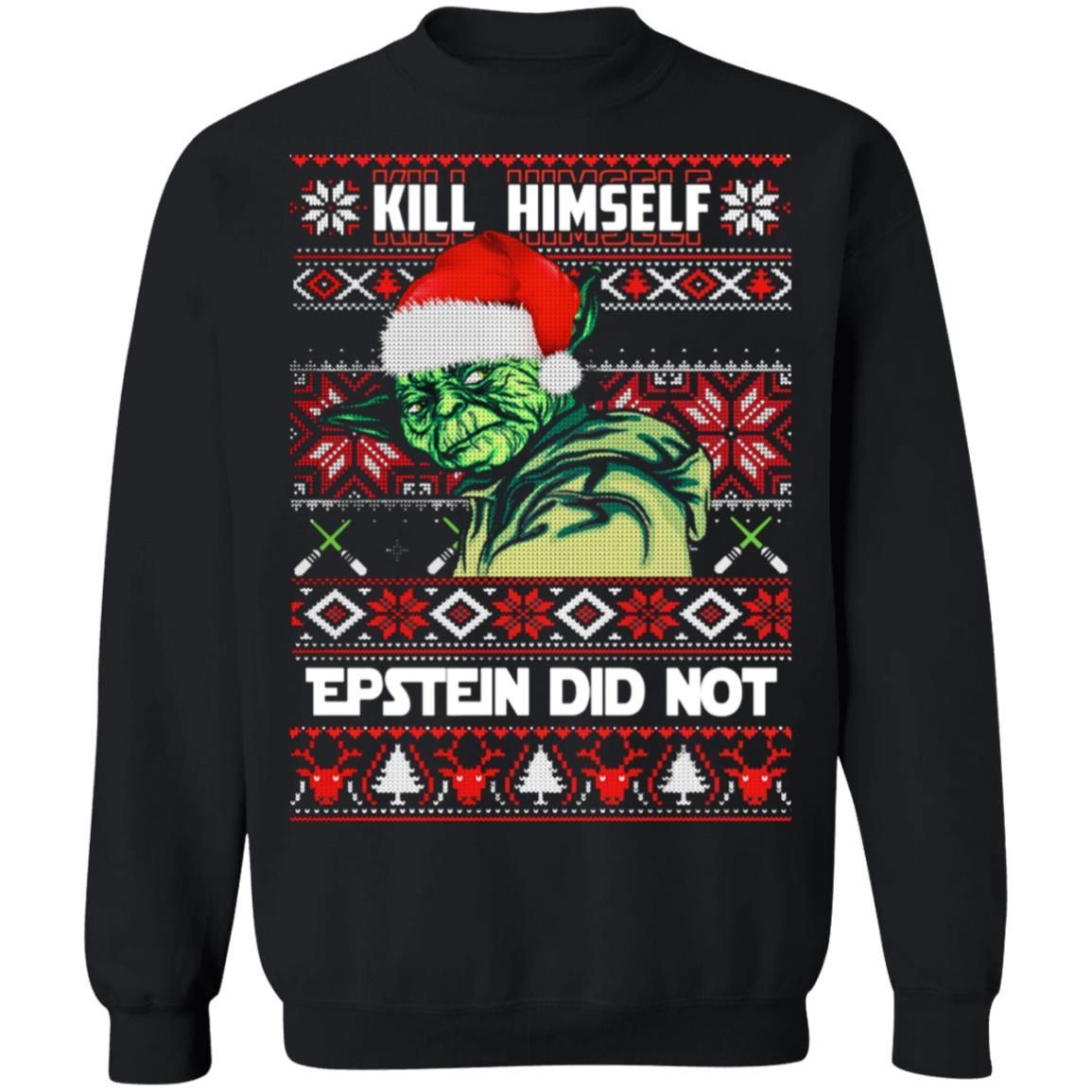 Epstein Yoda Ugly Christmas Apparel Epstein Yoda Ugly Christmas Apparel