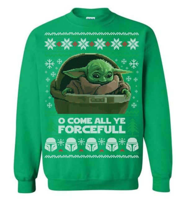 Baby Yoda Ugly Sweater Apparel