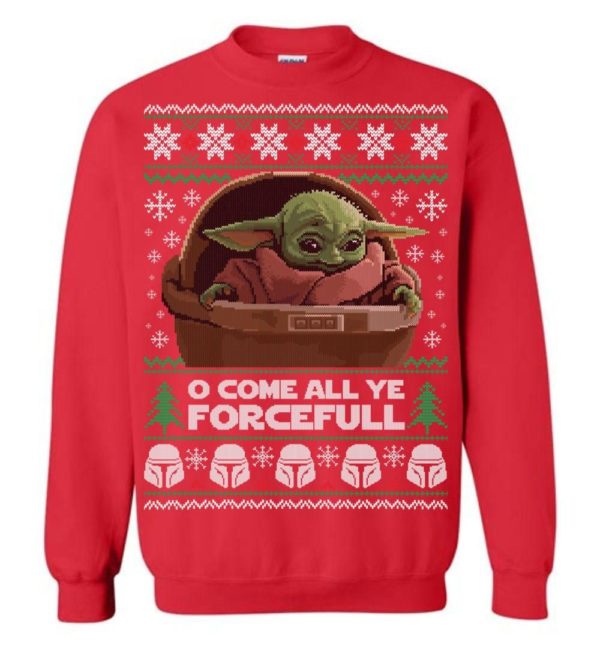 Baby Yoda Ugly Sweater Apparel