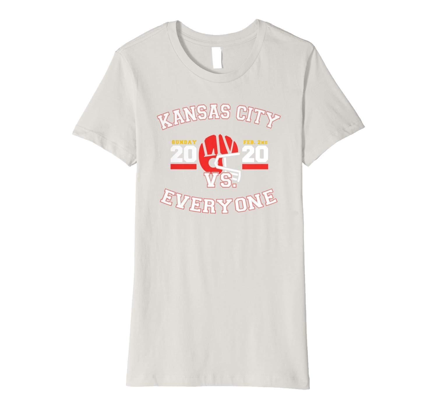 Kansas City Vs Everyone Super Football 2020 Premium T Shirt Apparel Kansas City Vs Everyone Super Football 2020 Premium T Shirt Apparel