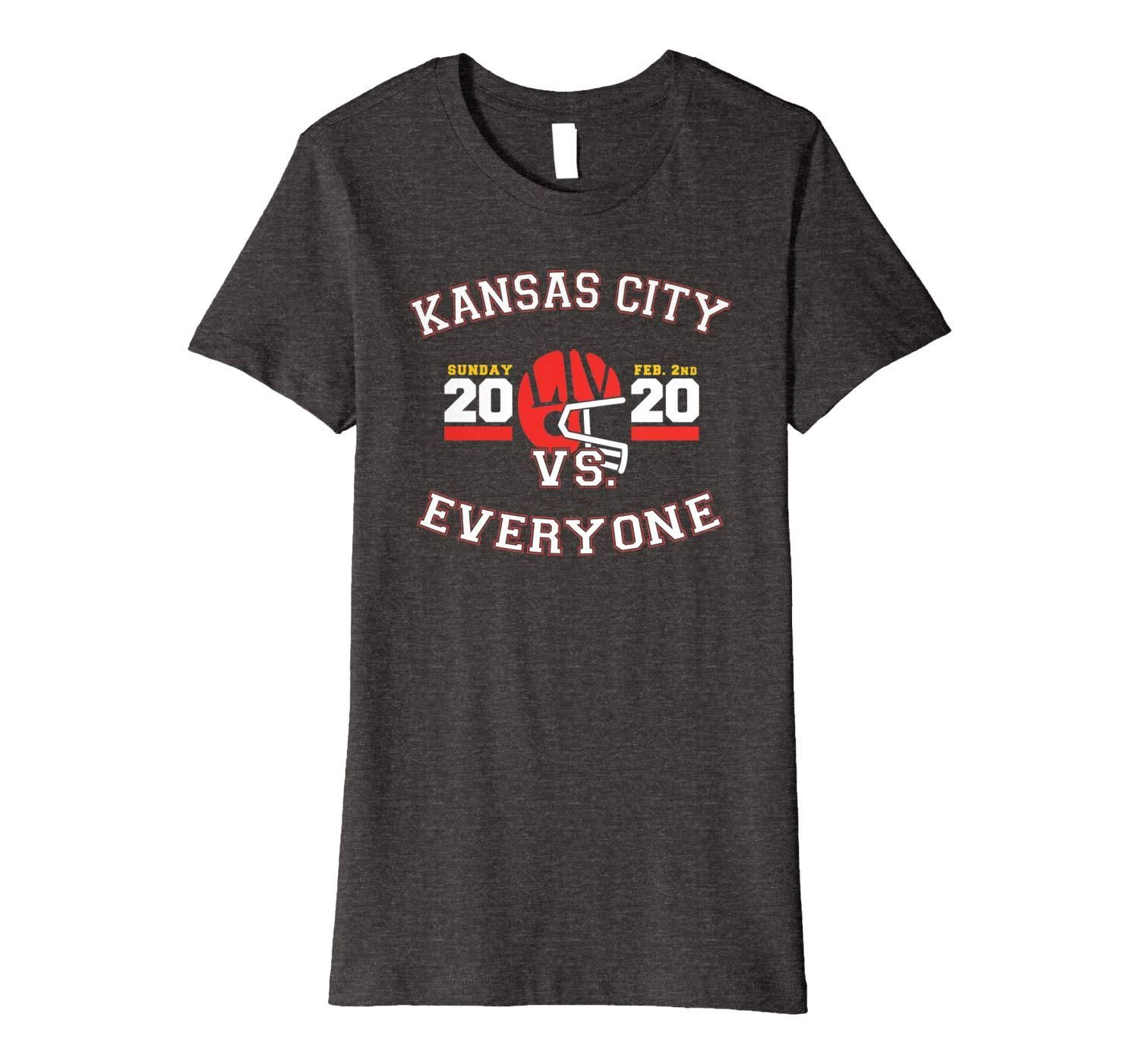 Kansas City Vs Everyone Super Football 2020 Premium T Shirt Apparel Kansas City Vs Everyone Super Football 2020 Premium T Shirt Apparel