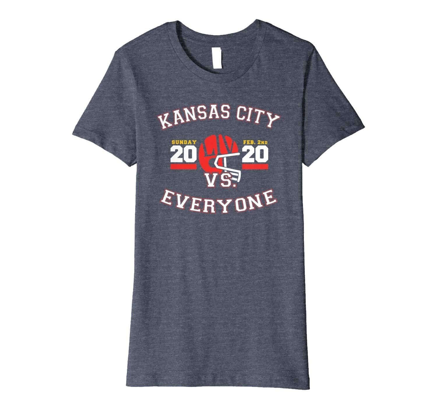 Kansas City Vs Everyone Super Football 2020 Premium T Shirt Apparel Kansas City Vs Everyone Super Football 2020 Premium T Shirt Apparel
