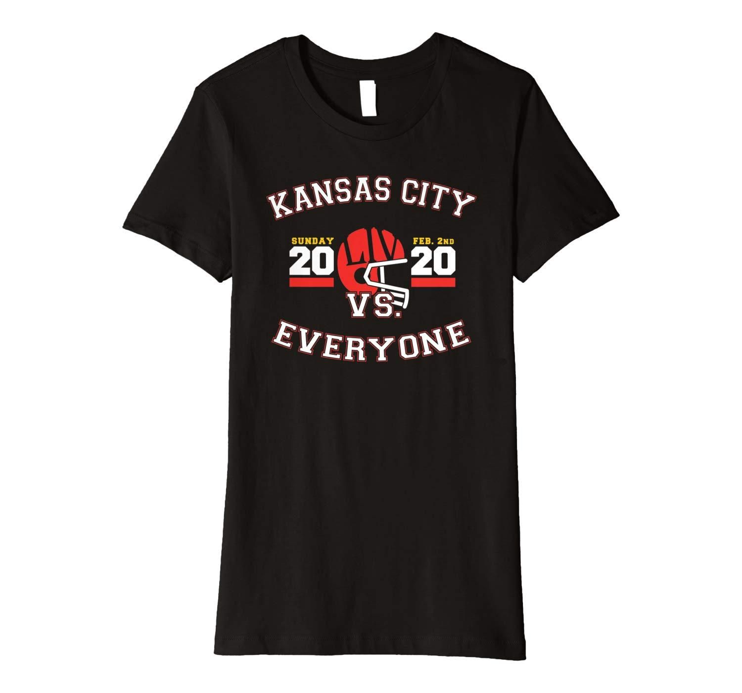 Kansas City Vs Everyone Super Football 2020 Premium T Shirt Apparel Kansas City Vs Everyone Super Football 2020 Premium T Shirt Apparel