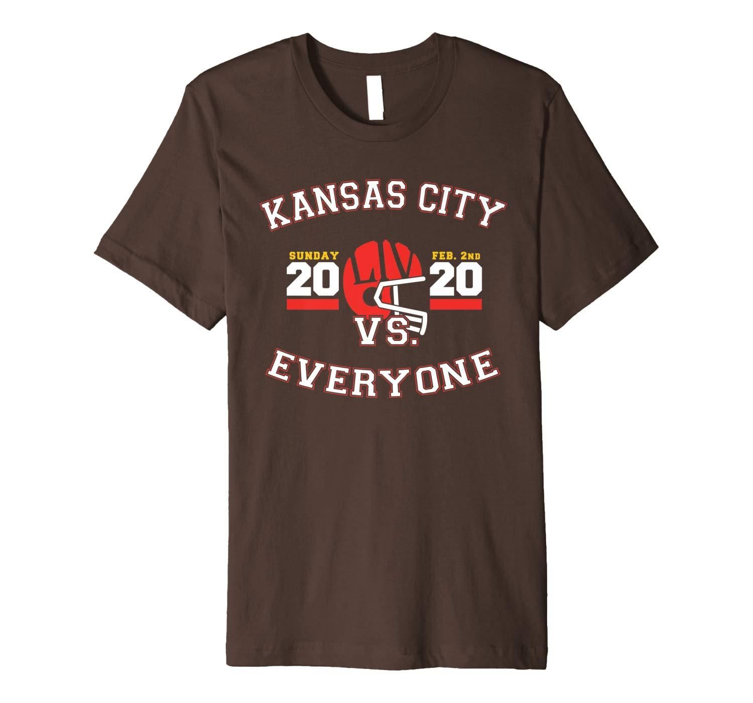 Kansas City Vs Everyone Super Football 2020 Premium T Shirt Apparel Kansas City Vs Everyone Super Football 2020 Premium T Shirt Apparel