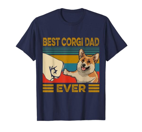 Best Corgi Dad Ever T Shirt Apparel