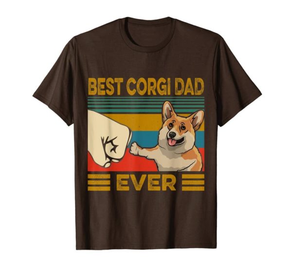 Best Corgi Dad Ever T Shirt Apparel