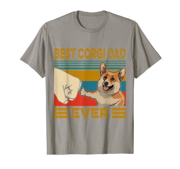 Best Corgi Dad Ever T Shirt Apparel