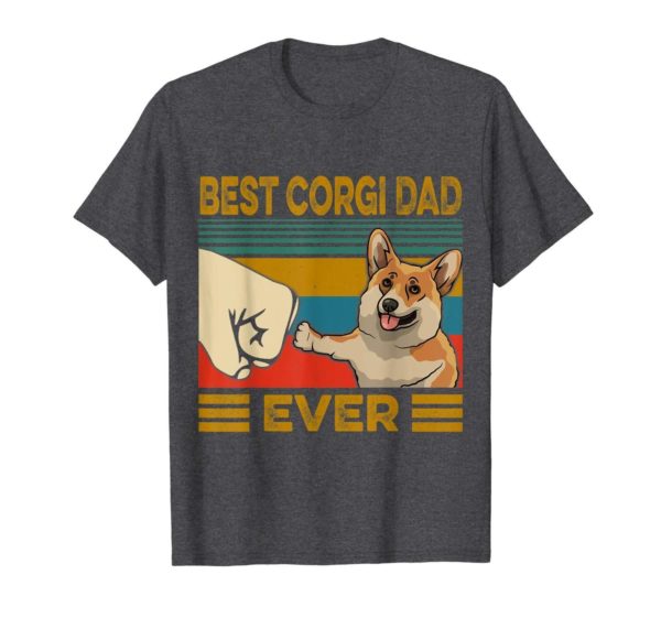 Best Corgi Dad Ever T Shirt Apparel