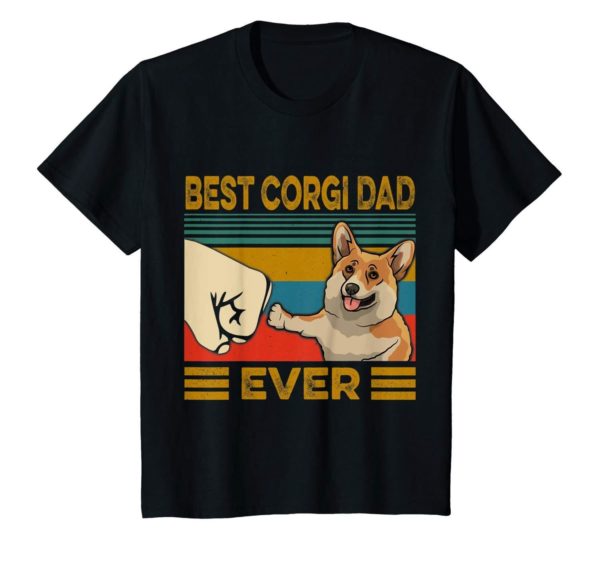 Best Corgi Dad Ever T Shirt Apparel