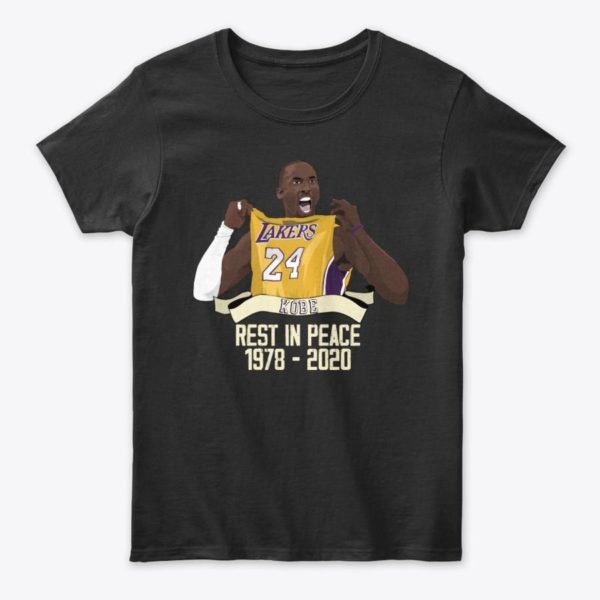 Rip Kobe Bryant Rest In Peace 1978 2020 Shirt Apparel