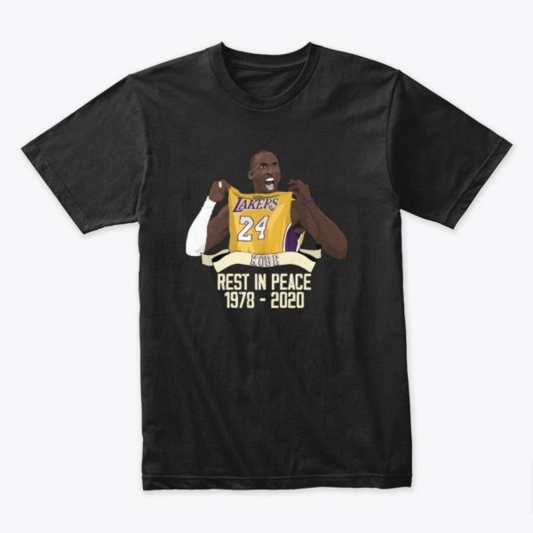 Rip Kobe Bryant Rest In Peace 1978 2020 Shirt Apparel