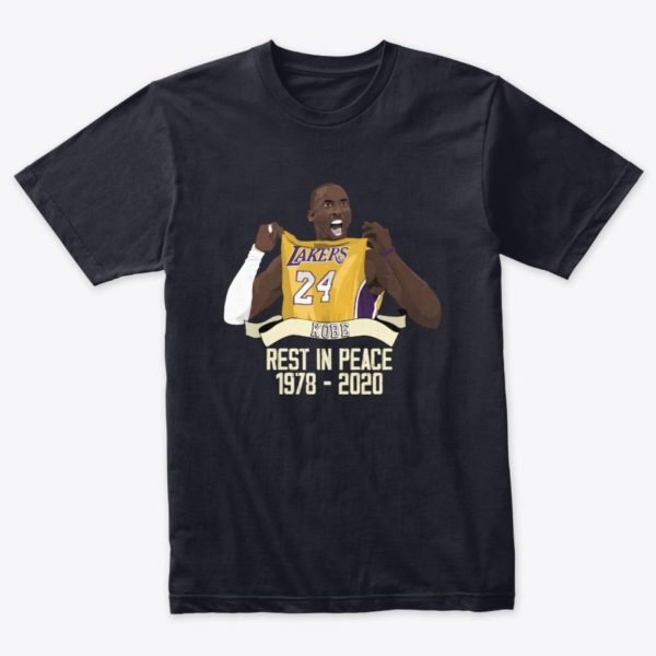 Rip Kobe Bryant Rest In Peace 1978 2020 Shirt Apparel